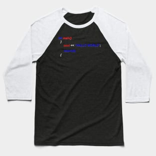 Hallo World Baseball T-Shirt